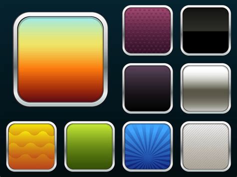 App Icon Template Ios Full Ios 7 App Icons Template Set Aipsd