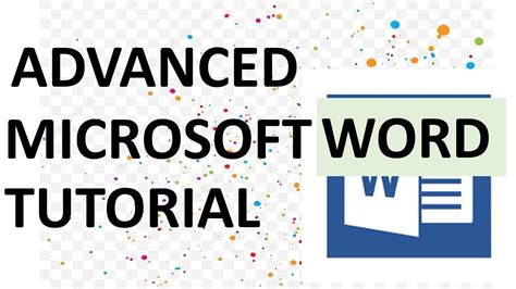 Advanced Microsoft Word Tutorial What You Need To Know Youtube