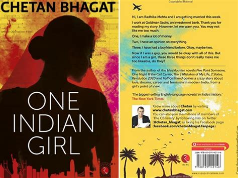 One Indian Girl Book Review Chetan Bhagats Novel Fizzles Out Books