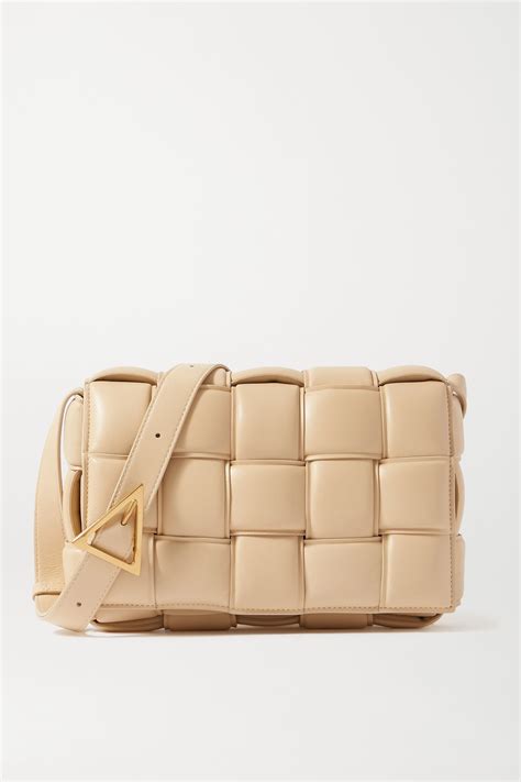 Bottega Veneta Cassette Padded Intrecciato Leather Shoulder Bag Net A
