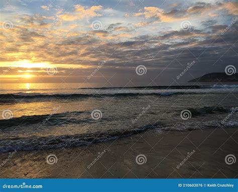Robberg Beach Daybreak Photo Stock Image Du Rivage 210603076