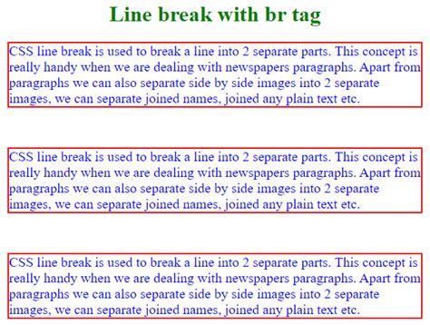 Css Line Break How Does Line Break In C Works With Examples