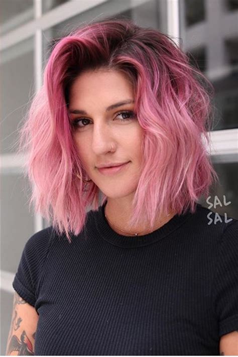 Short Pastel Pink Hair