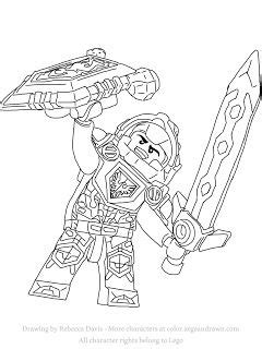 Download and print for free. Clay from Lego Nexo Knights - Free Coloring Page (With ...