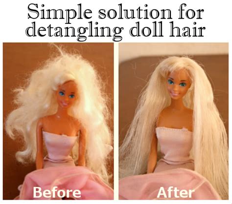 How do you restore barbie hair? DIY Home Sweet Home: Barbie Hair Fix
