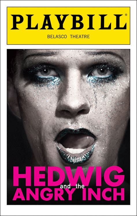 hedwig and the angry inch broadway belasco theatre 2014 playbill