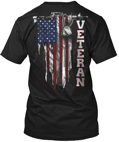 Military Veteran Tshirt Distressed American Flag Usa Flag T Shirt For