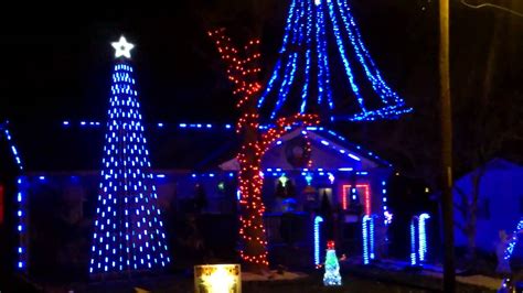 Dancing Christmas Lights Sand Storm Saint Joseph Missouri Youtube