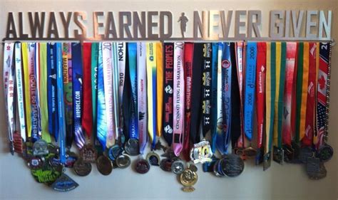 Marathon Medal Display Katy Walmsley Saw This And Thought Of You