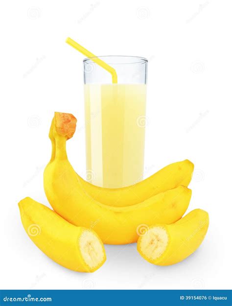 Banana Juice Stock Photo Image Of Food Health Freshness 39154076