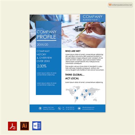 42 Free Companybusiness Profile Templates Word Pdf Ai