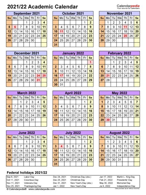 2021 To 2022 School Calendar Printable Calendars 2021 2024 Calendar