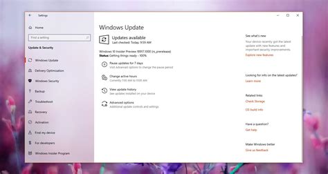 Microsoft Releases Windows 10 20h1 Build 18917 With Windows Update