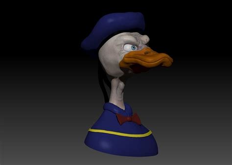 Donald Duck 3d Model Obj