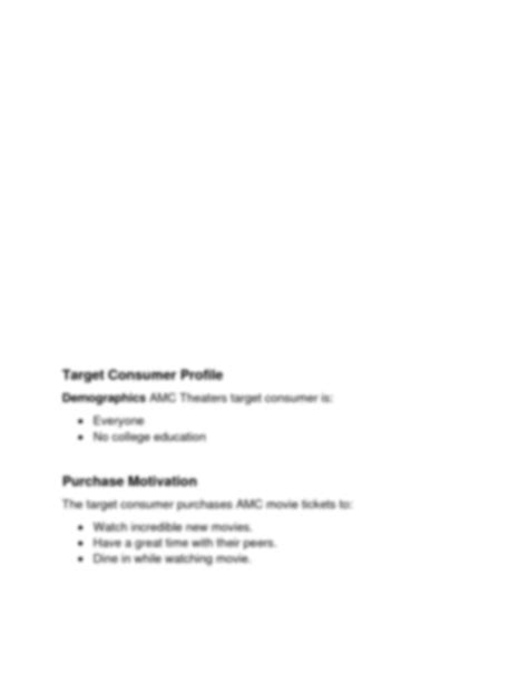 SOLUTION: AMC Movie Theaters Brief - Studypool