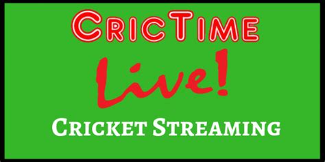 Crictime The Ultimate Cricket Streaming Website
