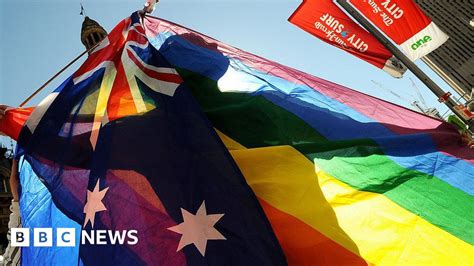Australian Gay Rights Groups Welcome Same Sex Marriage Hurdle Bbc News