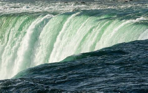 Canadian Horseshoe Falls At Niagara Stock Photo Image Of Landmark