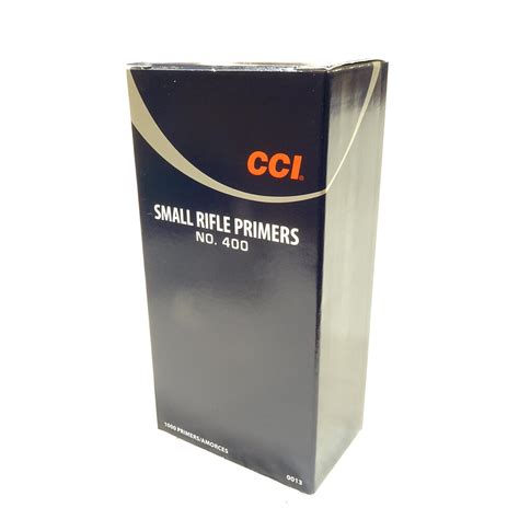 Cci Primers 400 Standard Small Rifle Pack Of 1000 In Silver