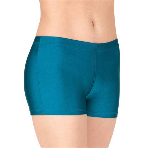 Icostumes Women S Lycra Dance Shorts Rave Booty Spandex Girls Dance Mid Waisted Ballet Dance