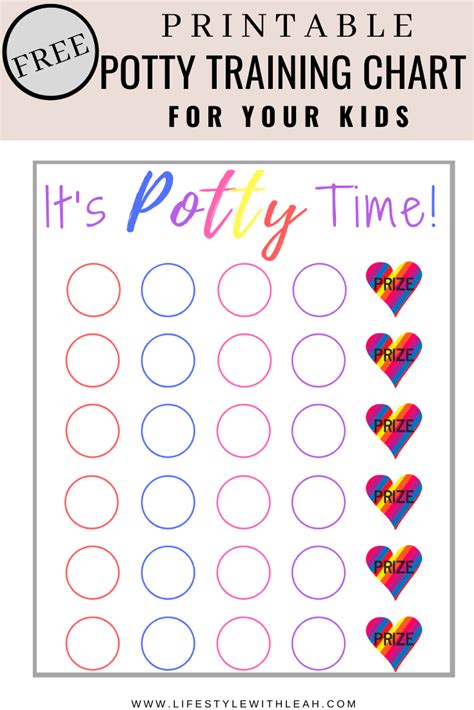 Get A Free Potty Training Sticker Chart Printable Here Its A Perfect