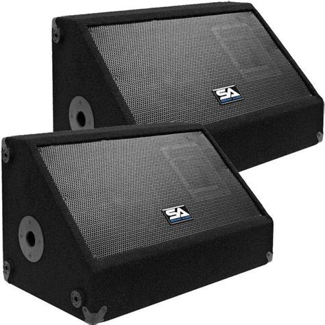 10 Pro Audio Black Loud Speakers Or Monitors Hanging Speakers