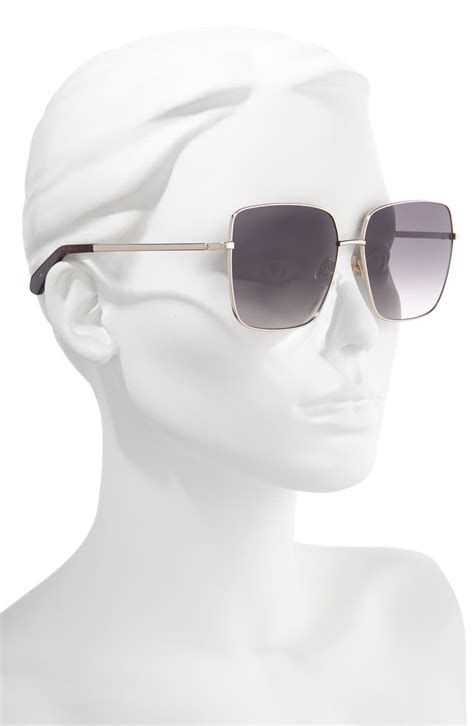 kate spade new york fenton 60mm gradient square sunglasses nordstromrack