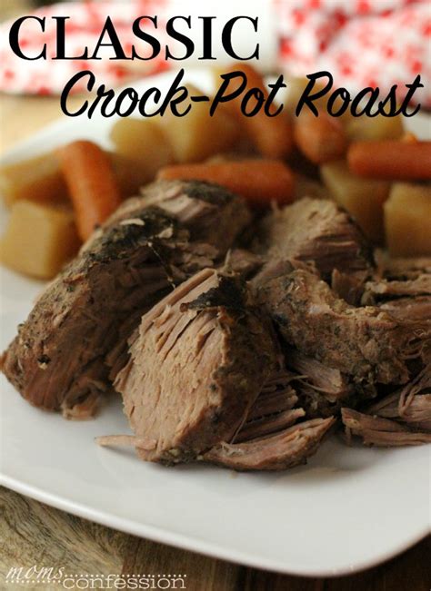 In slow cooker, stir together cornstarch and 2 tablespoons cold water until smooth. Classic Slow Cooker Boneless Chuck Roast with Vegetables ...