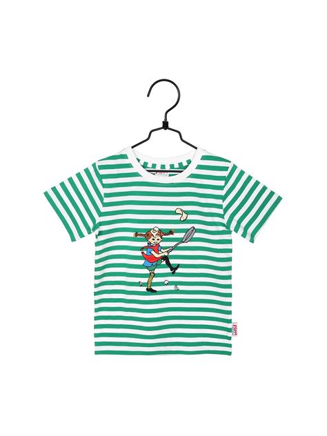 T Shirt Pippi Longstocking Striped Astrid Lindgren