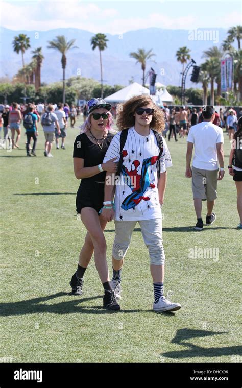 Workaholics Star Blake Anderson And Girlfriend Rachel Finley Celebrities At 2012 Coachella