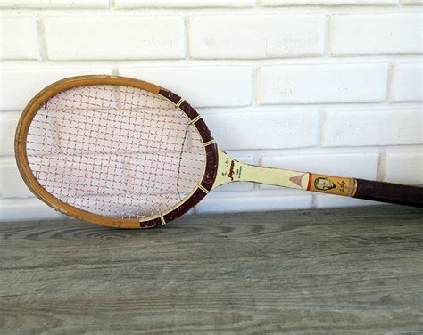 Vintage Wilson Don Budge Tennis Racket Vintage Tennis Sports Decor Mid Century Tennis Racket