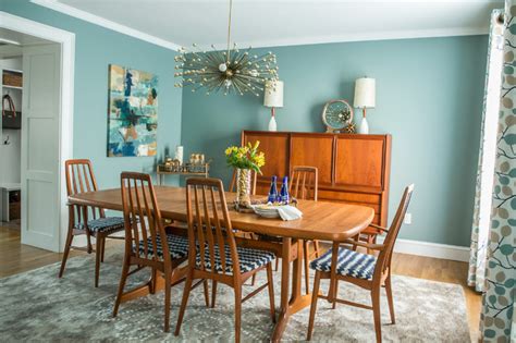 Buy products such as poly and bark weave chair at walmart and save. Mid-Century Modern Dining Room - Transitional - Dining ...