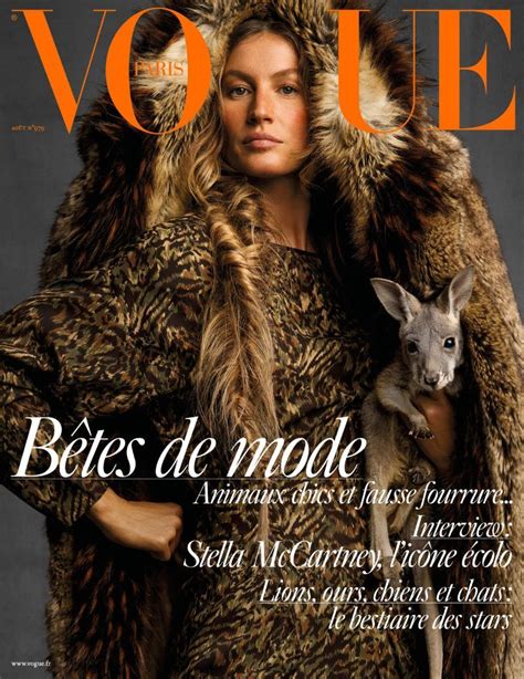 Vogue Paris Produit Sa Première Couverture 100 Fausse Fourrure Le