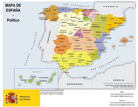 Mapa De España Por Comunidades Y Provincias Infografia Infographic