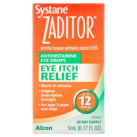 Zaditor Antihistamine Eye Care Allergy Eye Drops 5 Ml