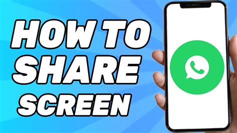 How To Share Screen On Whatsapp Video Call 2024 Youtube
