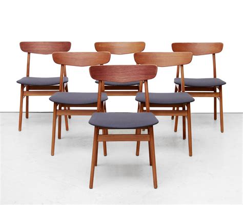Set Of 6 Danish Designer Dining Chairs From Farstrup In Teak 76072