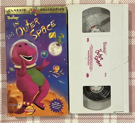 Barney In Outer Space 1998 Vhs Tape Canadian Clamshel