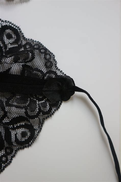 Crotchless Lingerie Set Peephole Bra Subana Lingerie Etsy