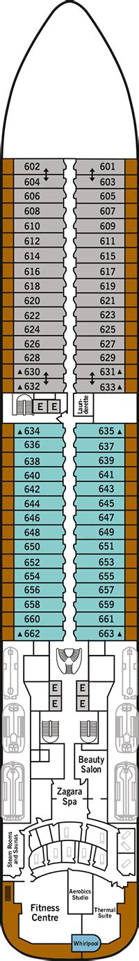 Silver Moon Deck plan & cabin plan