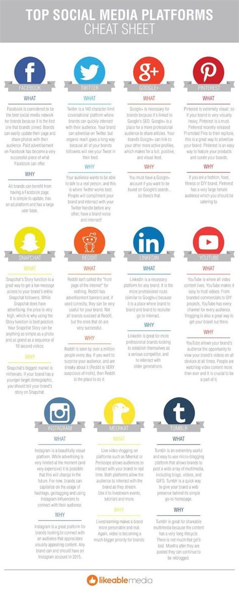 A Small Guide To The Different Social Media Platforms Sojcssm