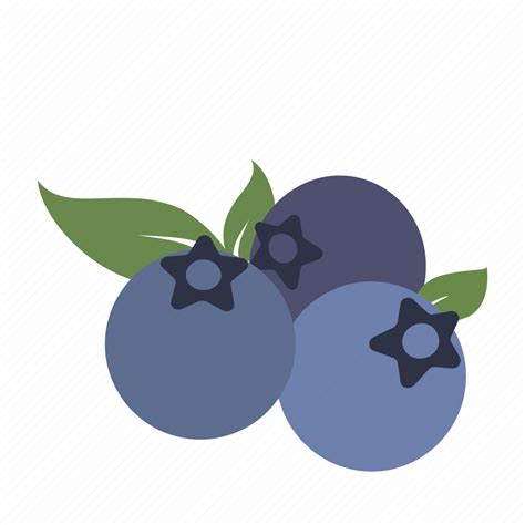 Berries Blueberries Dessert Farm Fruit Health Smoothie Icon