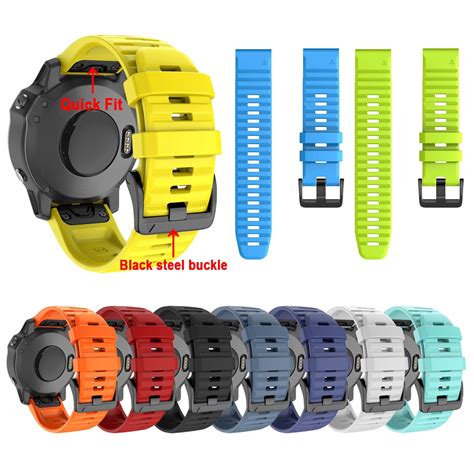 Correa De Silicona De Liberaci N R Pida Para Reloj Garmin Fenix X X