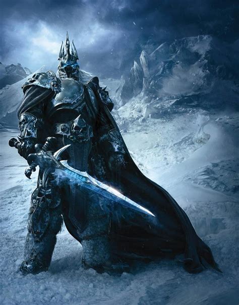 Wow Wrath Of The Lich King Lich King In Snow World Of Warcraft