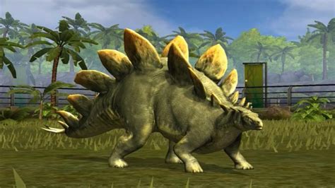 Jurassic World The Game Stegosaurus Youtube