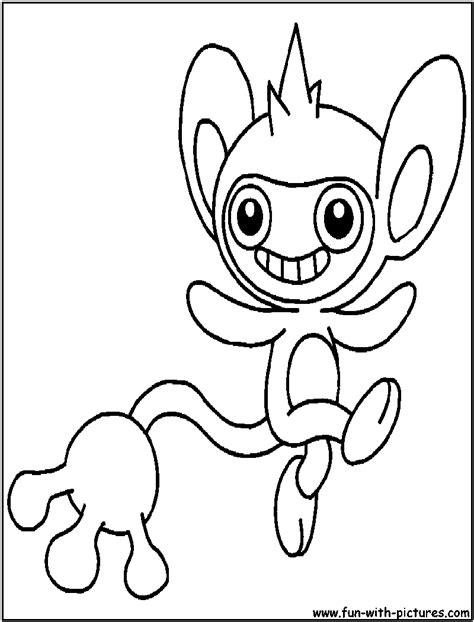 Aipom Coloring Page