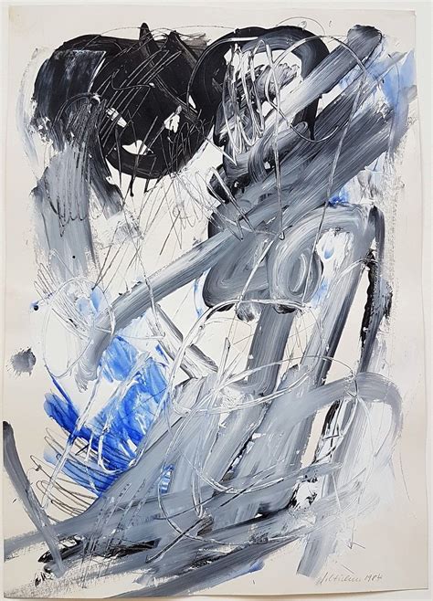 Gestural Abstract Composition By Joachim Czichon Buy Online Or In