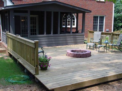 Floating deck with fire pit. Deck Designs With Fire Pit | Fire Pit Design Ideas