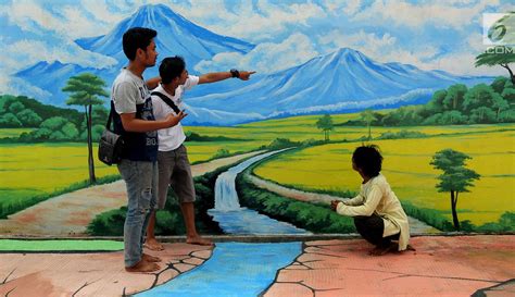 Gambar 2 dimensi dan 3 dimensi beserta penjelasanya terlihat keren do. Contoh Gambar Jalan 3 Dimensi | Markas3d