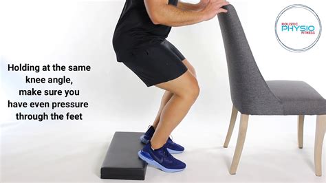 Mini Squat Heels Raise Double Leg Isometric Youtube